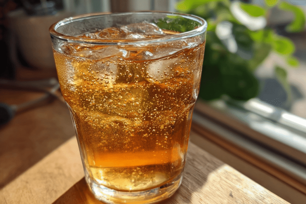 apple cider vinegar and baking soda drink