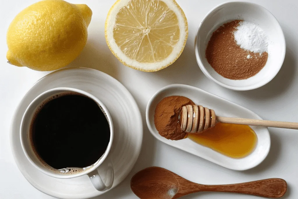 Ingredients for coffee loophole recipe
