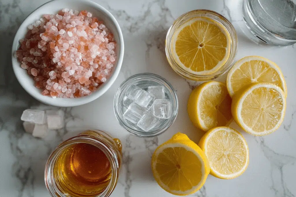 Ingredients for the Pink Salt Trick Recipe