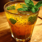 Brazilian Mounjaro Recipe natural drink in a glass