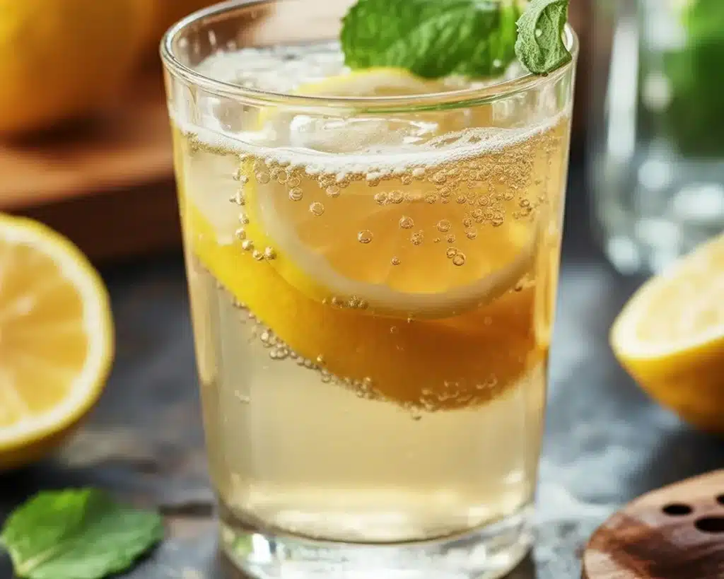 Delicious natürliches Mounjaro rezept with ginger, cinnamon, and lemon for weight loss.