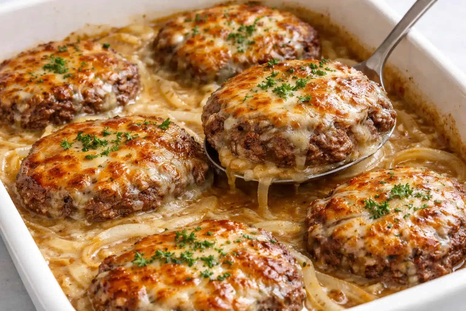 Amish Hamburger Steak Bake