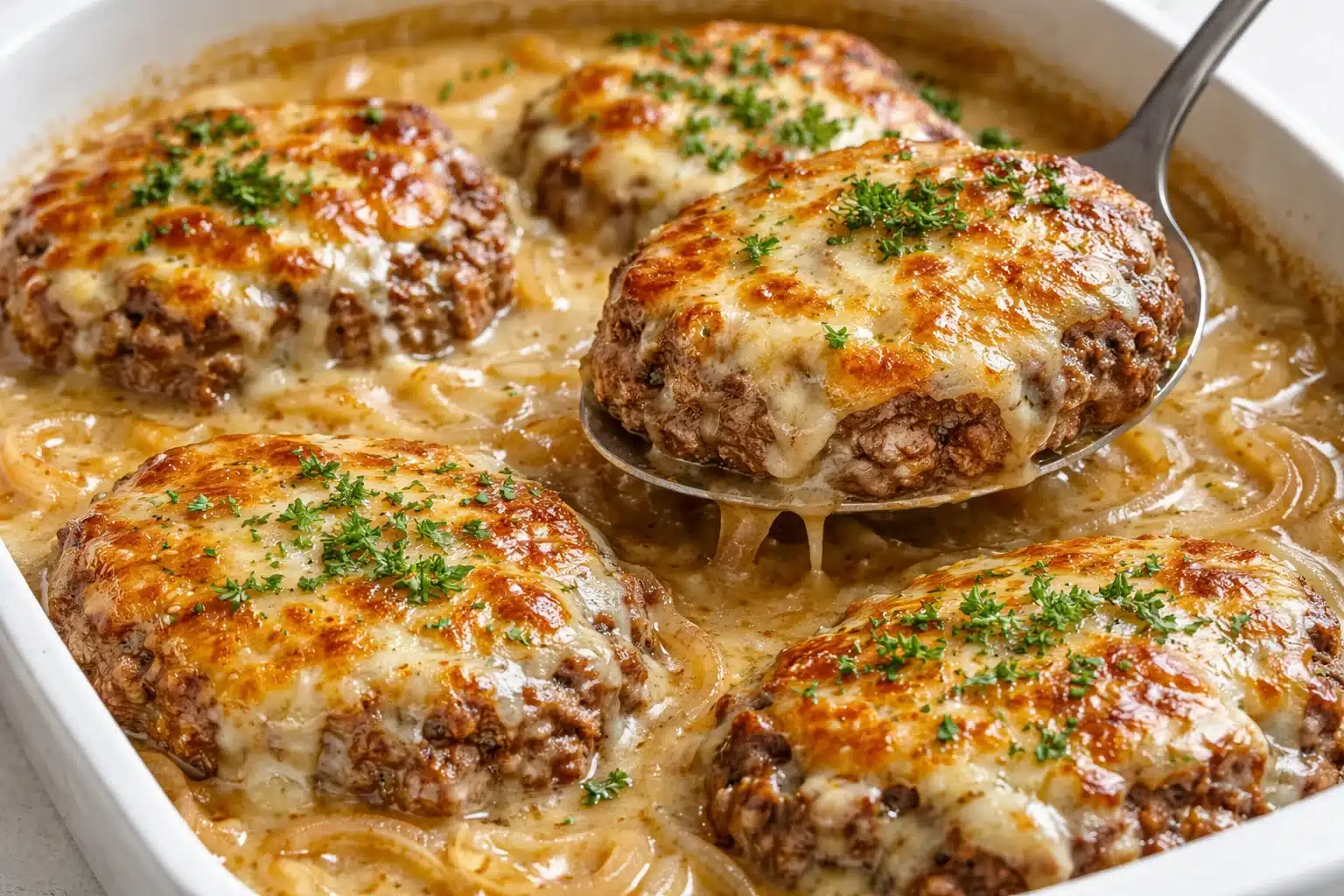 Amish Hamburger Steak Bake