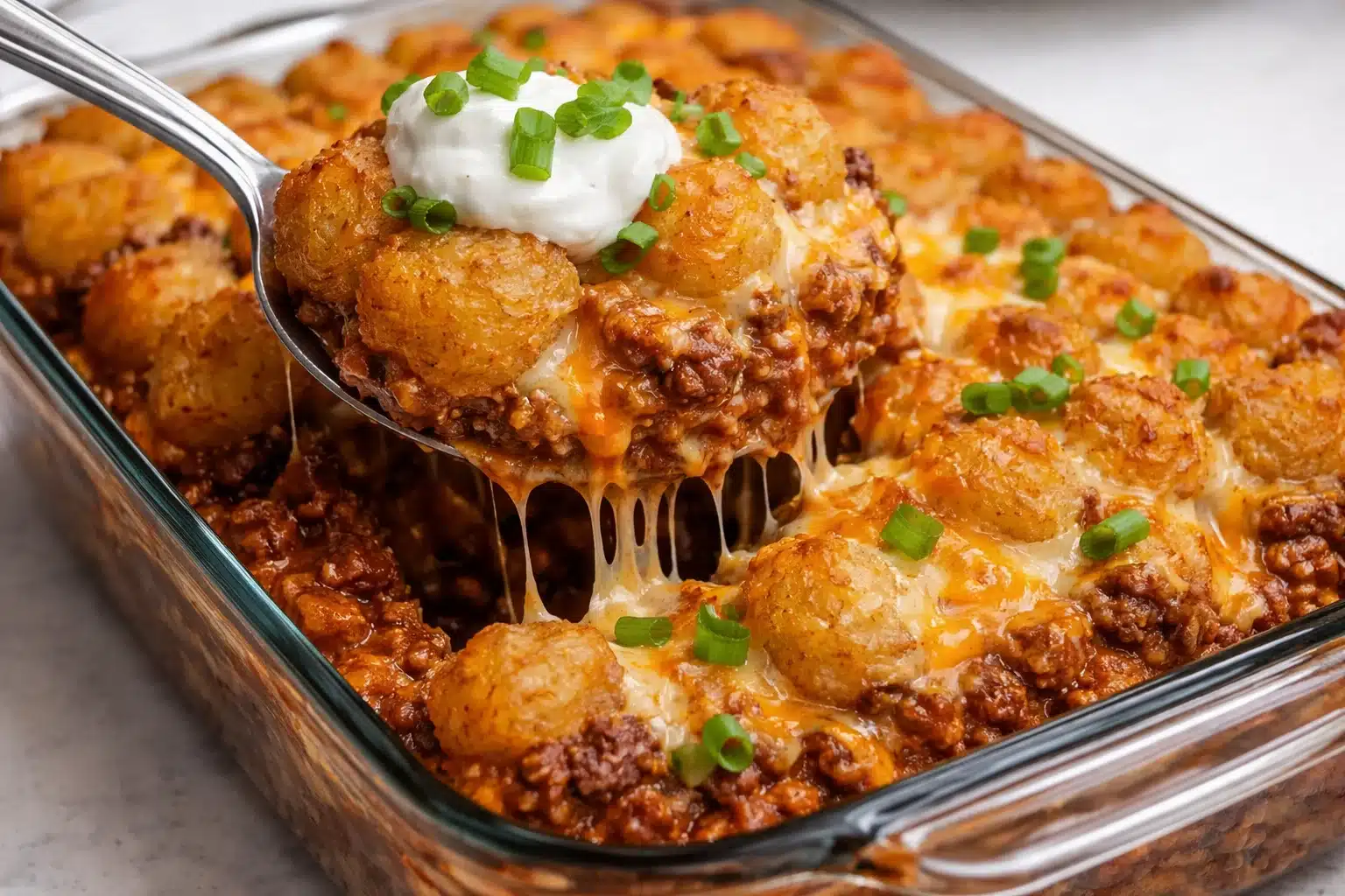 Chili Cheese Tater Tot Casserole: A Family Favorite Dish!