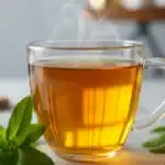 A refreshing cup of Costa Rican tea recipe for weight loss with ginger and pineapple.