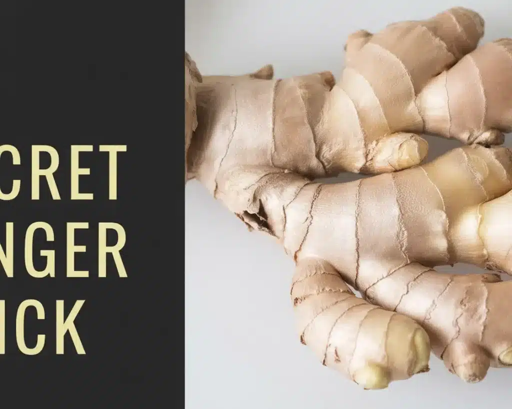 Healthy ginger trick recipe for weight loss and metabolism boost with ginger tea.