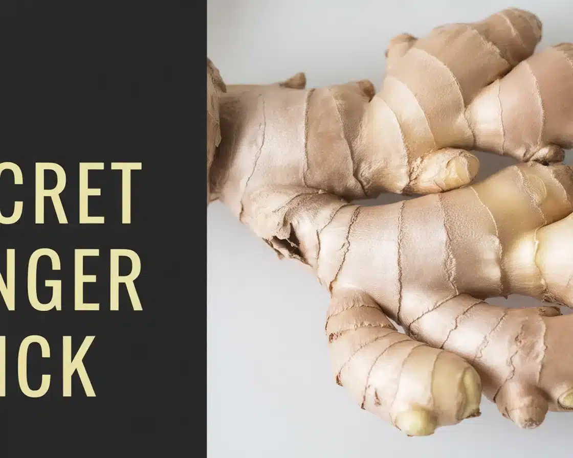 Healthy ginger trick recipe for weight loss and metabolism boost with ginger tea.