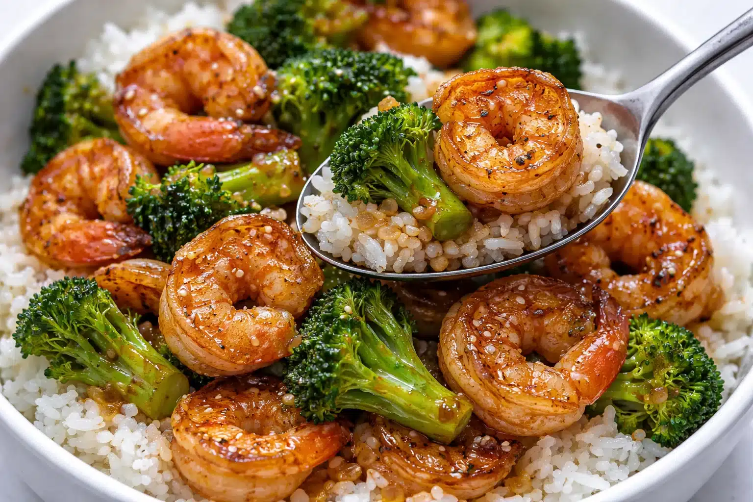 High-Protein Honey Garlic Shrimp