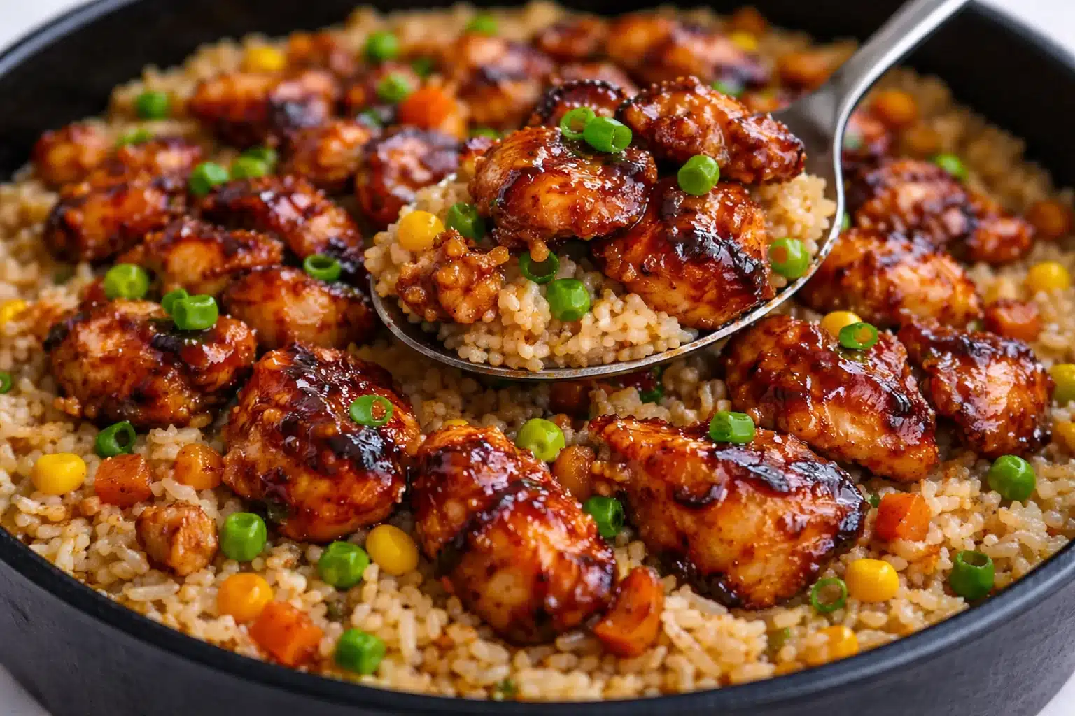 Honey BBQ Chicken Rice