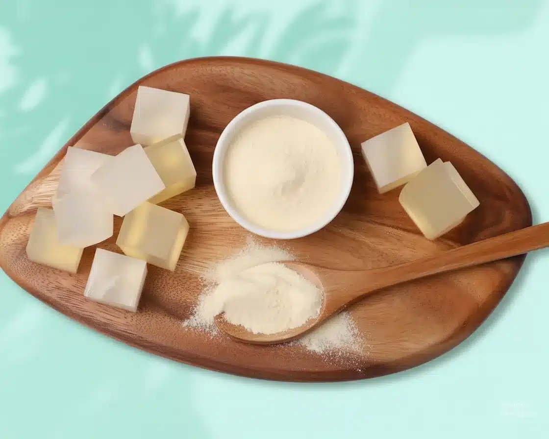 Jello trick recipe for weight loss, featuring unflavored gelatin and water.