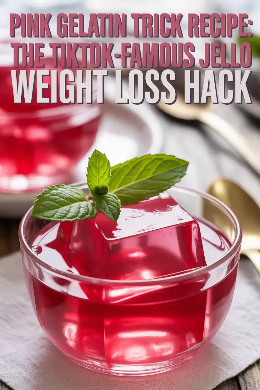 Pink Gelatin Trick Recipe: The TikTok-Famous Jello Weight Loss Hack